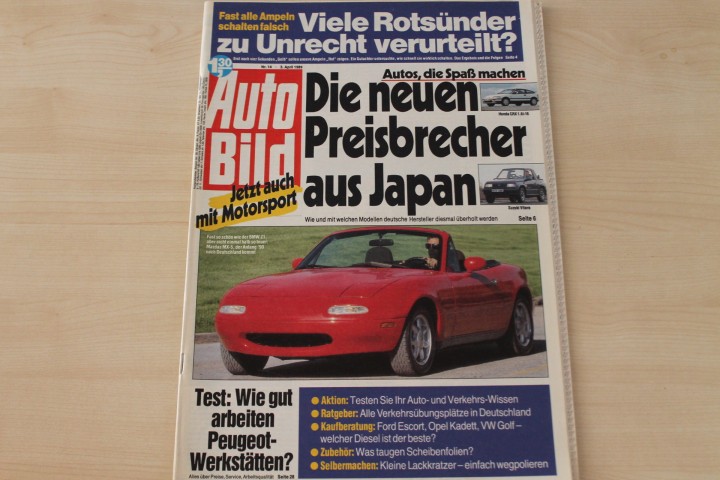 Deckblatt Auto Bild (14/1989)